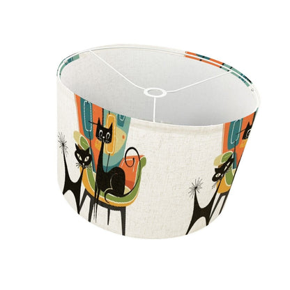 Kate McEnroe New York Atomic Cat Mid Century Modern Lamp Shade Retro 1950s Lounge ArtLamp ShadesFu9JdDO59k