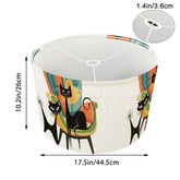 Kate McEnroe New York Atomic Cat Mid Century Modern Lamp Shade Retro 1950s Lounge ArtLamp ShadesFu9JdDO59k