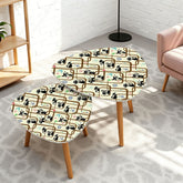 Kate McEnroe New York Atomic Cat Mid Century Modern Nesting Tables Retro Space Coffee TableNesting TablesKhSBueoiuW