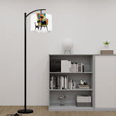 Kate McEnroe New York Atomic Cat Mid Century Modern Retro 1950s Lounge Art Lamp ShadeLamp ShadesJ9M0IsbntL