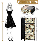 Kate McEnroe New York Atomic Cat Mid Century Modern Retro 4 Drawer DresserDressersg6yv5emYGg
