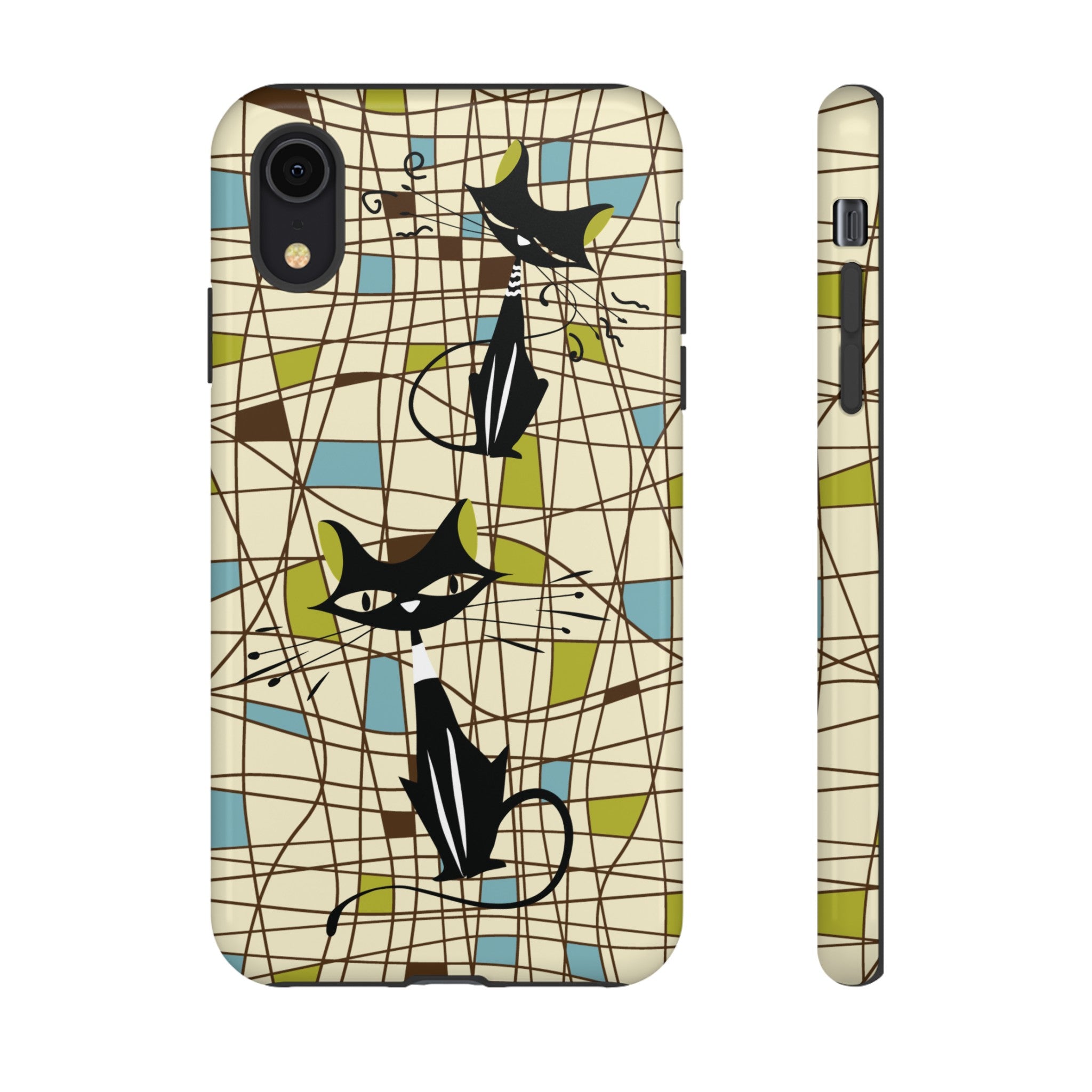 Kate McEnroe New York Atomic Cat Mid Century Modern Retro Chic iPhone CasesPhone Cases27122775724438499549