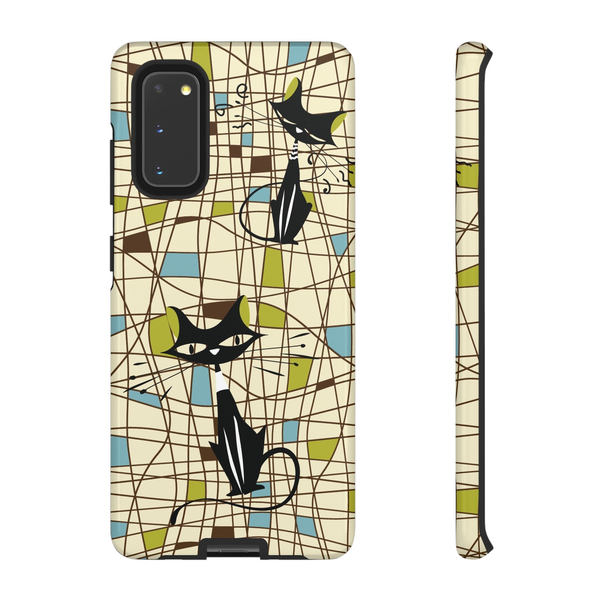 Kate McEnroe New York Atomic Cat Mid Century Modern Retro Chic Samsung Galaxy Phone CasesPhone Cases17246956683453089252
