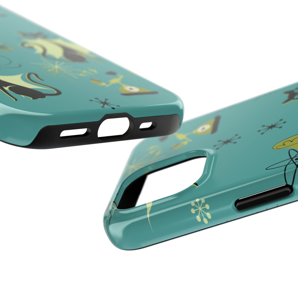 Kate McEnroe New York Atomic Cat Mid Century Modern Retro Vintage Gramophone iPhone CasePhone Cases12964330941031402797