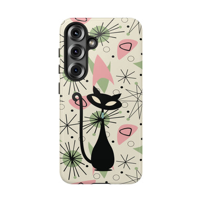 Kate McEnroe New York Atomic Cat Mid Century Modern Samsung Phone CasePhone Cases12082403119444277915