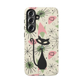 Kate McEnroe New York Atomic Cat Mid Century Modern Samsung Phone CasePhone Cases13325230367702457926
