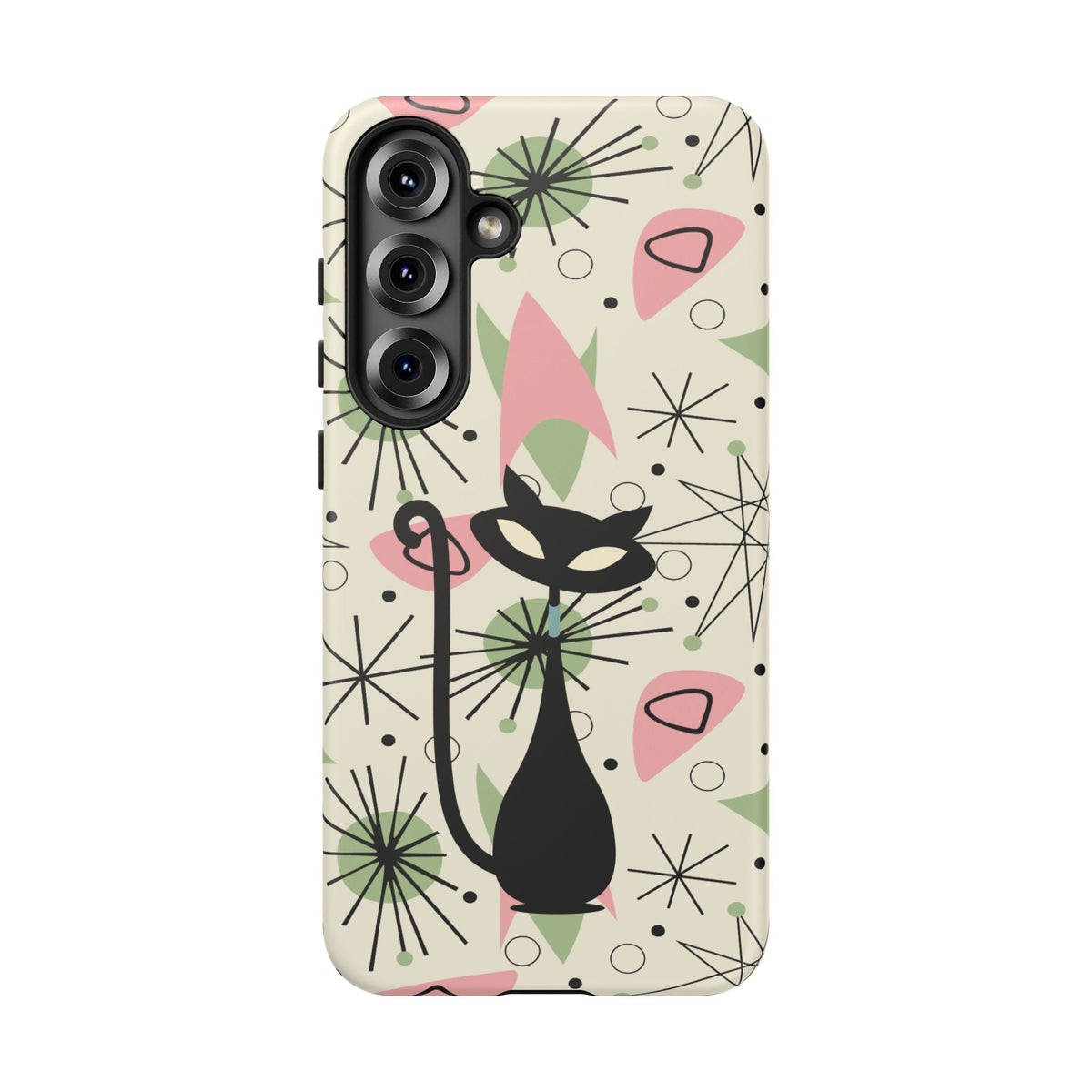 Kate McEnroe New York Atomic Cat Mid Century Modern Samsung Phone CasePhone Cases13325230367702457926