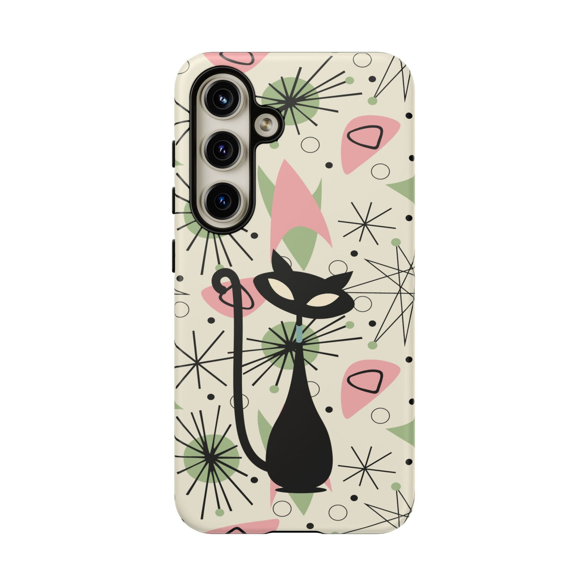 Kate McEnroe New York Atomic Cat Mid Century Modern Samsung Phone CasePhone Cases16140843768043844999