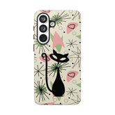 Kate McEnroe New York Atomic Cat Mid Century Modern Samsung Phone CasePhone Cases32098664654723047398