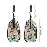 Kate McEnroe New York Atomic Cat Mid Century Modern Starburst Kiss Lock PurseCrossbody BagsD3384964