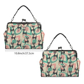 Kate McEnroe New York Atomic Cat Mid Century Modern Starburst Kiss Lock PurseCrossbody BagsD3384964