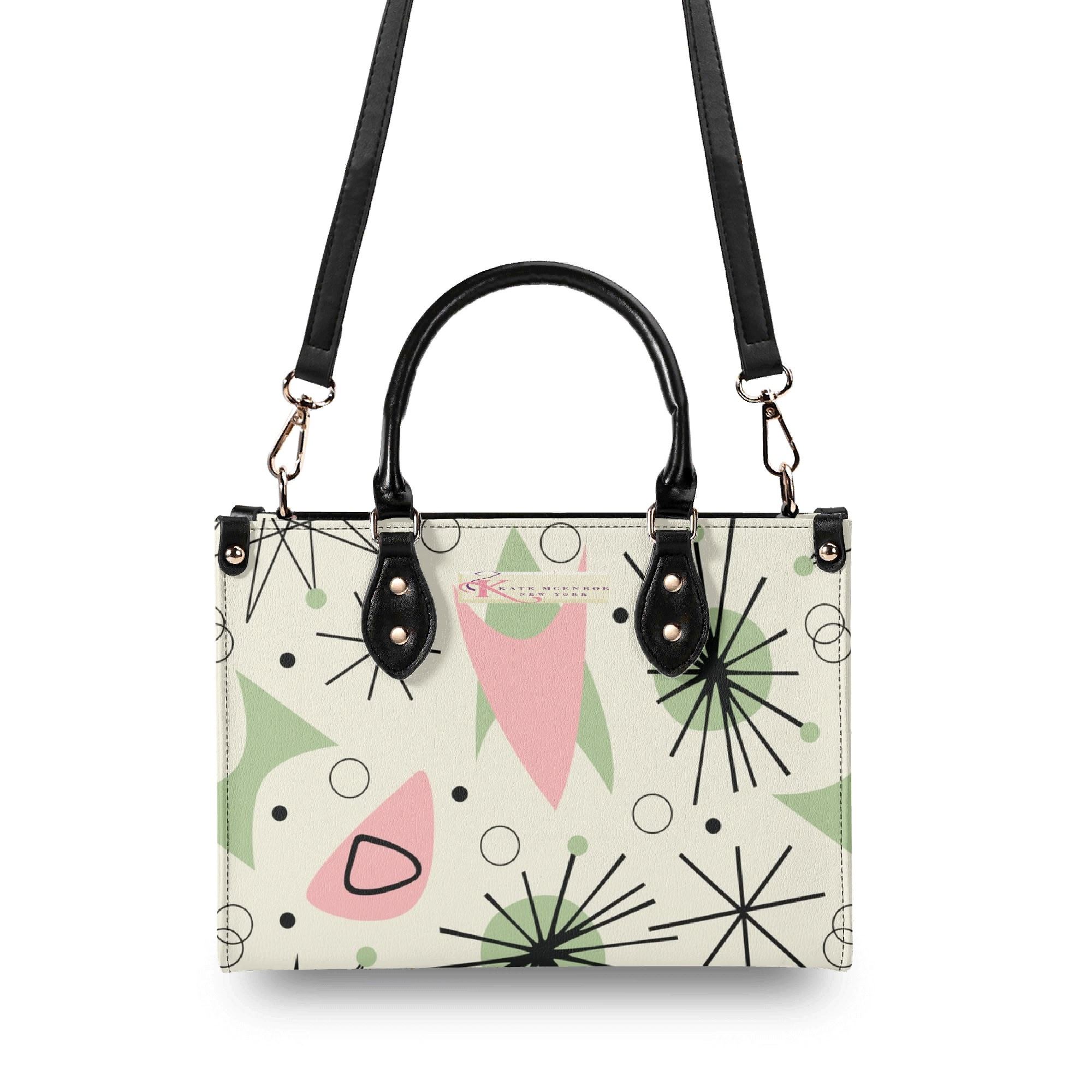 Kate McEnroe New York Atomic Cat Mid Century Modern Starburst SatchelHandbagsNVOV521Y-1