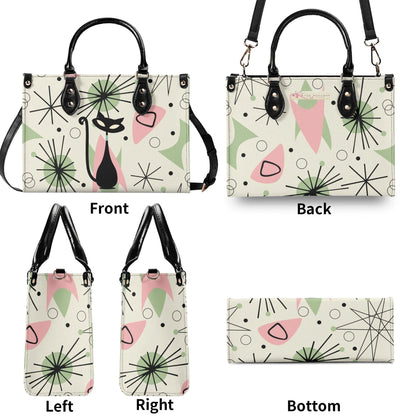 Kate McEnroe New York Atomic Cat Mid Century Modern Starburst SatchelHandbagsNVOV521Y-4