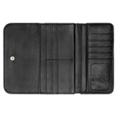 Kate McEnroe New York Atomic Cat Mid Century Modern Trifold Wallet, Retro Kitsch Geometric BillfoldWalletsNGZPM7GW - 1