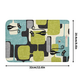 Kate McEnroe New York Atomic Cat Mid Century Modern Trifold Wallet, Retro Kitsch Geometric BillfoldWalletsNGZPM7GW - 1