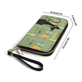 Kate McEnroe New York Atomic Cat Mid Century Modern Wallet, Retro MCM Cat Lover GiftWalletsW0ZR7G5W-1