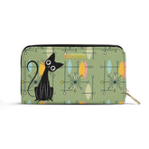 Kate McEnroe New York Atomic Cat Mid Century Modern Wallet, Retro MCM Cat Lover GiftWalletsW0ZR7G5W-2