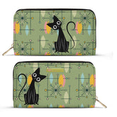 Kate McEnroe New York Atomic Cat Mid Century Modern Wallet, Retro MCM Cat Lover GiftWalletsW0ZR7G5W-2