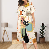 Kate McEnroe New York Atomic Cat Mid Mod Starburst Muumuu LoungewearLoungewearD2876220