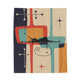 Kate McEnroe New York Atomic Cat Minky Throw BlanketBlankets33433474723012836663