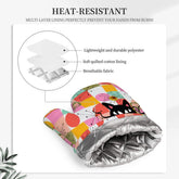 Kate McEnroe New York Atomic Cat Oven Mitt Pot Holder Set, Retro Kitschy MCM Kitchen Gift (Right)Oven Mitts & Pot Holder Setr1q2peUoqv