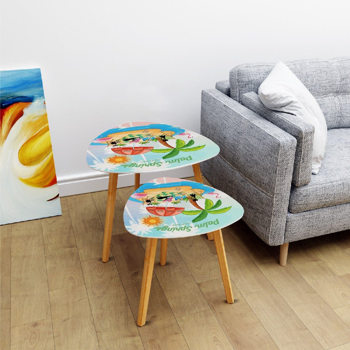 Kate McEnroe New York Atomic Cat Palm Springs Accent Table, Retro Summer MCM FurnitureNesting TablesHROFZEpyqU