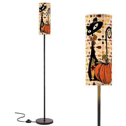 Kate McEnroe New York Atomic Cat Pumpkin Floor Lamp, Mid Century Modern Retro Fall LightingSlim Floor LampsrqX5PkTSzE