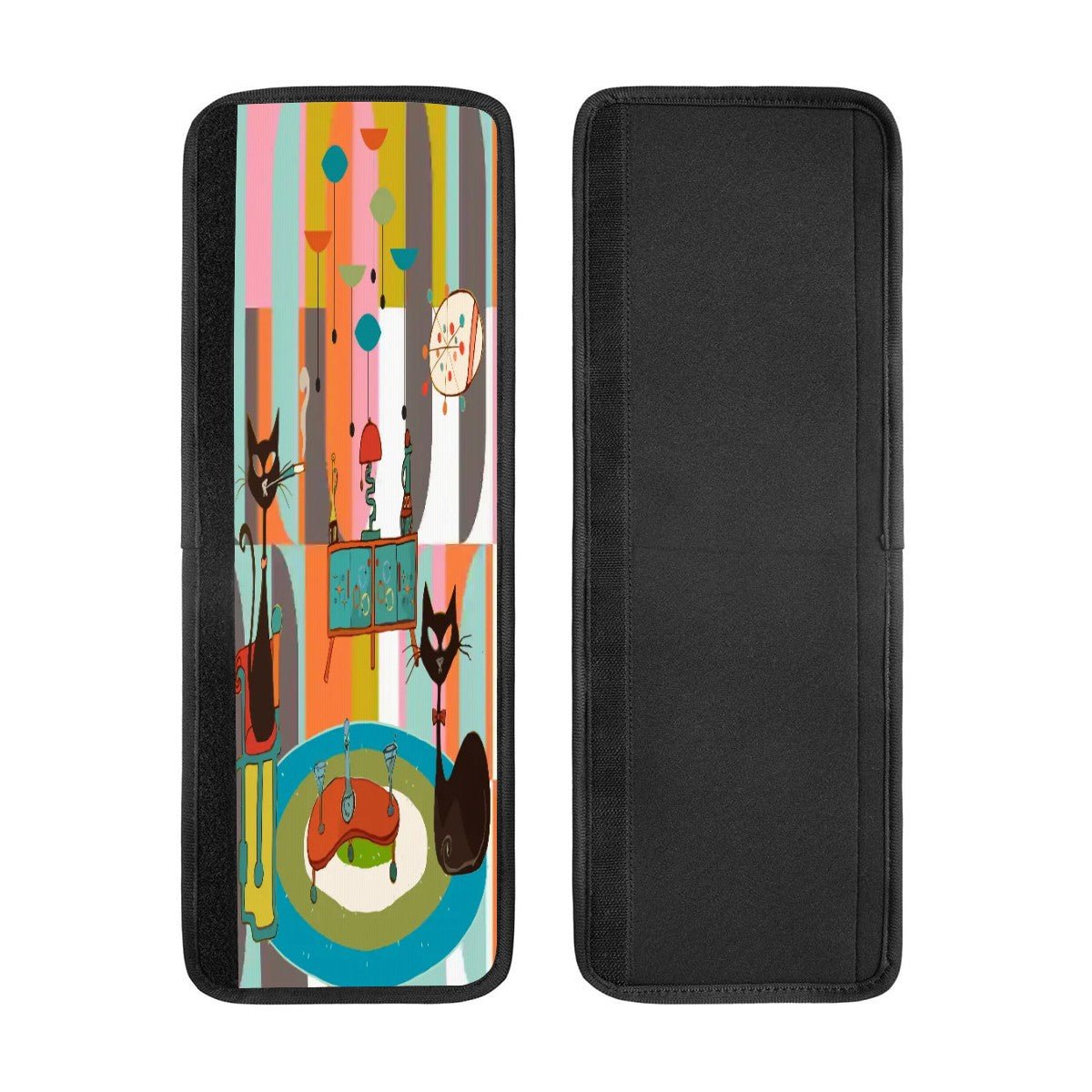 Kate McEnroe New York Atomic Cat Refrigerator Handle Covers Mid Century Modern Retro Kitchen DecorRefrigerator Handle Covers6DRHPp5Eft