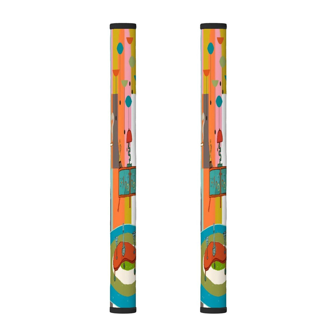 Kate McEnroe New York Atomic Cat Refrigerator Handle Covers Mid Century Modern Retro Kitchen DecorRefrigerator Handle Covers6DRHPp5Eft