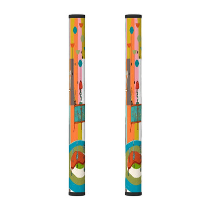 Kate McEnroe New York Atomic Cat Refrigerator Handle Covers Mid Century Modern Retro Kitchen DecorRefrigerator Handle Covers6DRHPp5Eft