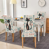 Kate McEnroe New York Atomic Cat Retro 1950s Geometric Dining Chair SlipcoversChair SlipcoversD3232953