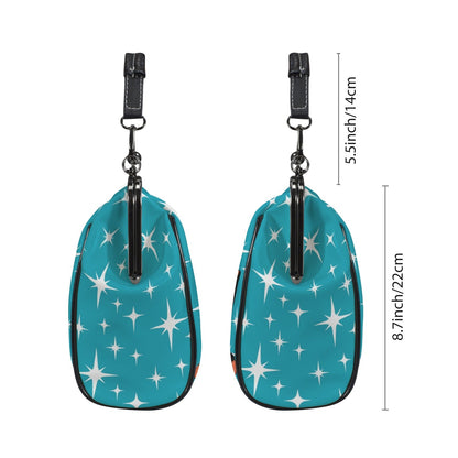 Kate McEnroe New York Atomic Cat Retro Kisslock Purse, Mid Century Modern Starburst BagCrossbody BagsD3210233