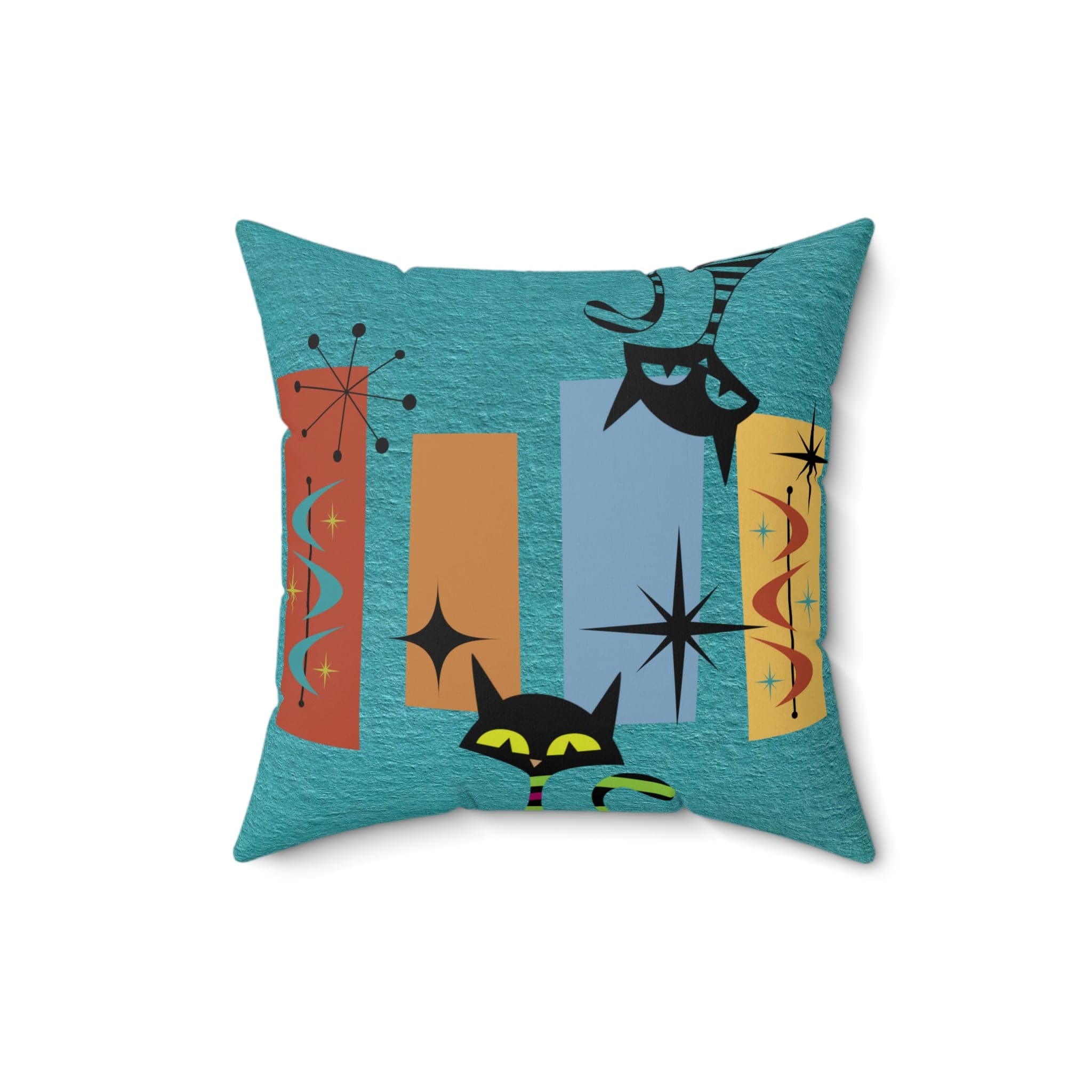 Kate McEnroe New York Atomic Cat Retro Kitschy Pillow with InsertThrow Pillows73277106709775006292