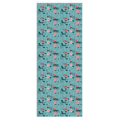 Kate McEnroe New York Atomic Cat Retro Kitschy Wrapping PaperWrapping Paper19523265176692003713