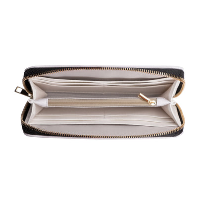 Kate McEnroe New York Atomic Cat Retro Lounge Wallet, Mid Century Modern Zip ClutchWalletsN7MG27RW - 1