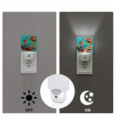 Kate McEnroe New York Atomic Cat Retro Mid Century Modern Night Light Set, MCM Starburst Cat Lounge DecorNight Lightsb0b7etRwnP