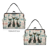 Kate McEnroe New York Atomic Cat Retro Mid Century Modern Starburst 50s Kiss Lock BagCrossbody BagsD3435049