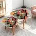Kate McEnroe New York Atomic Cat Retro Nesting Tables, Mid Century Modern Striped Accent FurnitureNesting TablesIM8uIPvBuJ