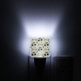 Kate McEnroe New York Atomic Cat Retro Night Light Set, Mid Century Modern Starburst Plug In Accent Light, 50s Kitsch MCM Cat DecorNight LightsKWlwGo1nyD