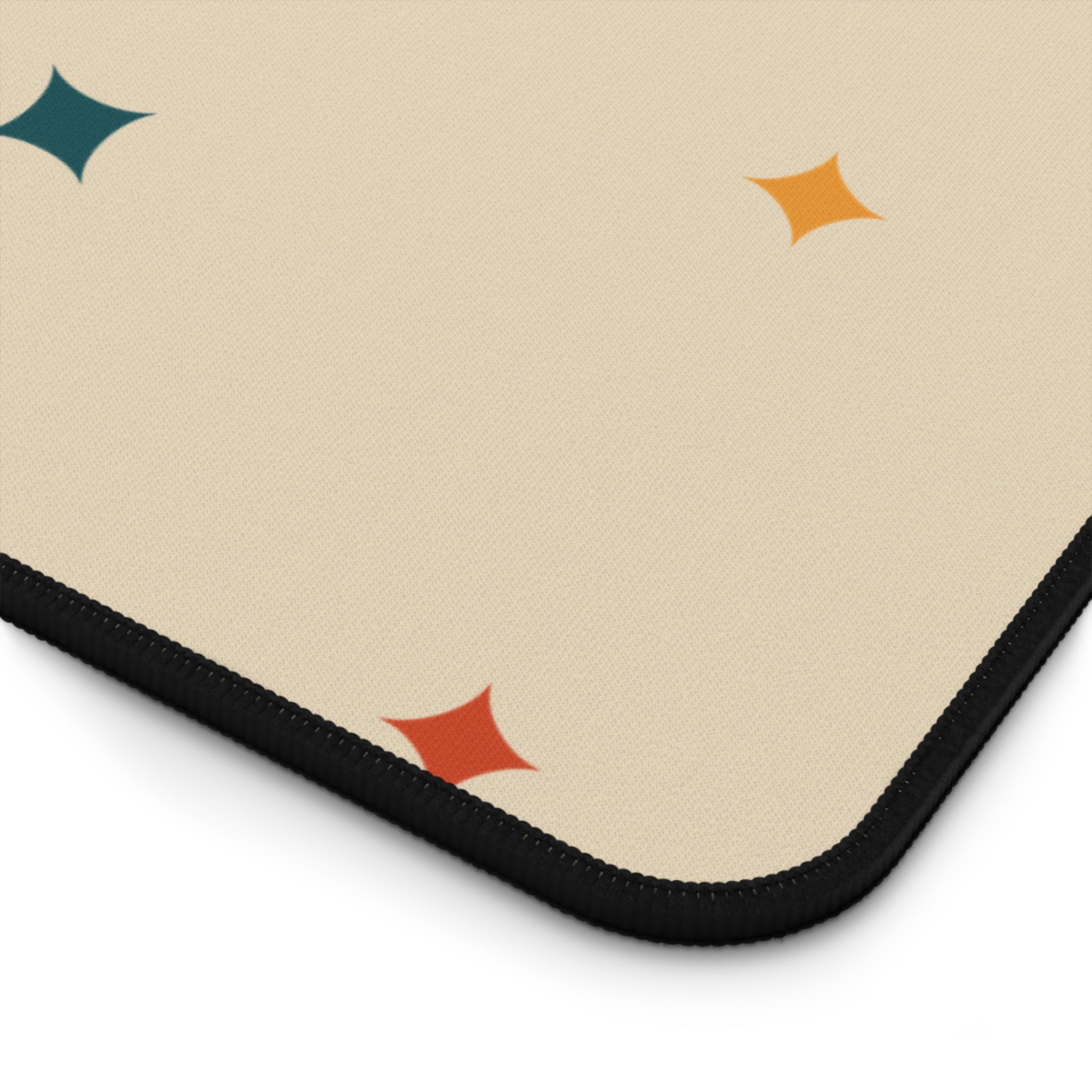 Kate McEnroe New York Atomic Cat Retro TV Desk Mat, Mid Century Modern Office Mouse Pad, Starburst Mod Computer MatDesk Mats35002703779876327260