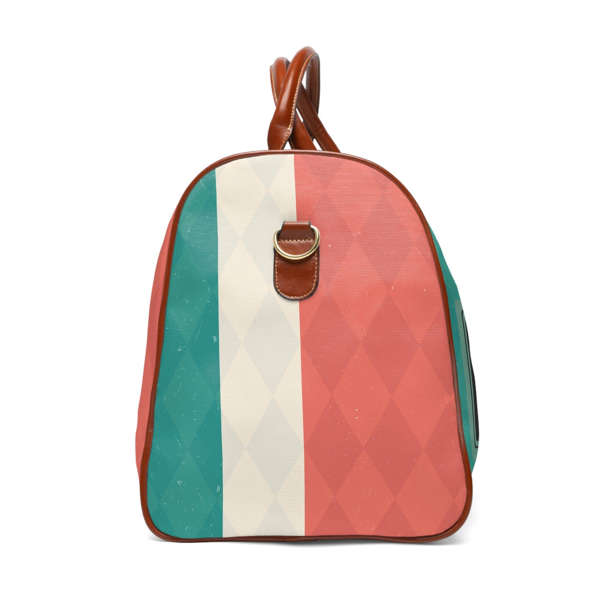 Kate McEnroe New York Atomic Cat Retro TV Travel Bag, Vibrant MCM Weekender, Nostalgic 50s DuffelDuffel Bags27234419722953494186