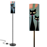 Kate McEnroe New York Atomic Cat Slim Floor Lamp, Mid Century Modern Retro LightingSlim Floor LampsNSGYLlUEwt