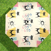 Kate McEnroe New York Atomic Cat Space Age 50s Kitsch Umbrella, Mid Century Modern Rain GearUmbrellas12997245663685949136