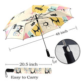 Kate McEnroe New York Atomic Cat Space Age 50s Kitsch Umbrella, Mid Century Modern Rain GearUmbrellas12997245663685949136
