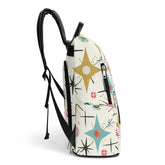 Kate McEnroe New York Atomic Cat Starburst Backpack, Mid Century Modern Retro DaypackBackpacksN7MRPQKW-1