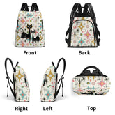 Kate McEnroe New York Atomic Cat Starburst Backpack, Mid Century Modern Retro DaypackBackpacksN7MRPQKW-1