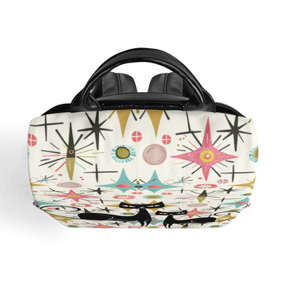 Kate McEnroe New York Atomic Cat Starburst Backpack, Mid Century Modern Retro DaypackBackpacksN7MRPQKW-1