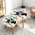 Kate McEnroe New York Atomic Cat Starburst Mid Century Modern Nesting Tables Set of 2Nesting Tables7bCy6naNKz