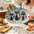Kate McEnroe New York Atomic Cat Starburst Mid Century Modern Serving PlatterServing PlattersPLT-ATMC-CAT