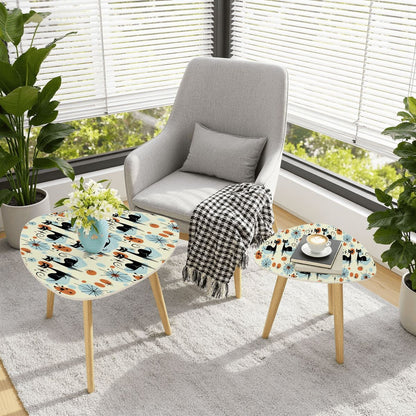 Kate McEnroe New York Atomic Cat Starburst Nesting Tables, Sputnik Mid Century Modern Sexton Cat, Retro 50s Boomerang Coffee Table SetNesting TablesnxQFWEAZcNXFL